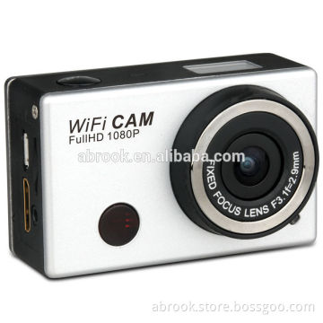 120 Degree wide angel wifi 1080p full hd sport dv h.264 camera